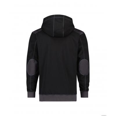 DASSY HOODIE MET KAP INDY ZWART/GR. XL