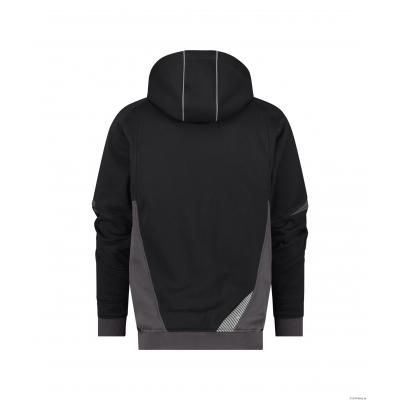 DASSY HOODIE LUNAX ZWART/GRIJS 2XL