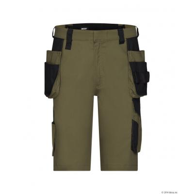 DASSY SHORT KUMA FLEX KAKIGROEN C50