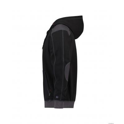 DASSY HOODIE MET KAP INDY ZWART/GR. XL