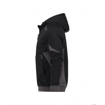 DASSY HOODIE LUNAX ZWART/GRIJS M