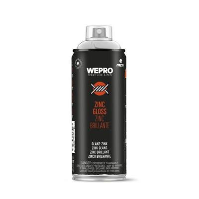 MTN WEPRO GLOSSY ZINC / GALVANIZED SILVER 400ML.