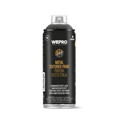 MTN WEPRO FORGED EFFECT PAINT BLACK 400ML.