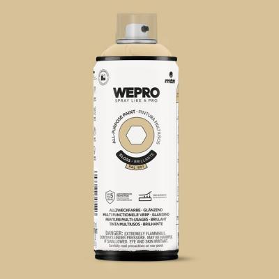 MTN WEPRO SPUITBUS ALKYD HG RAL 1001 400ML.