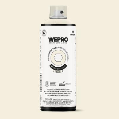 MTN WEPRO SPUITBUS ALKYD HG RAL 1013 400ML.