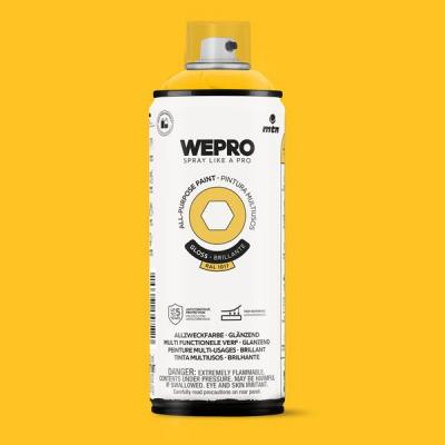 MTN WEPRO SPUITBUS ALKYD HG RAL 1021 400ML.