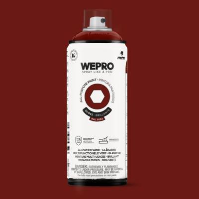 MTN WEPRO SPUITBUS ALKYD HG RAL 3004 400ML.