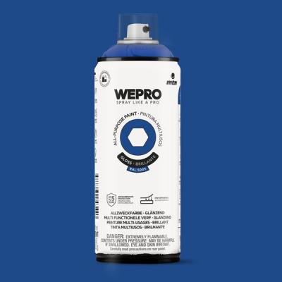 MTN WEPRO SPUITBUS ALKYD HG RAL 5005 400ML.