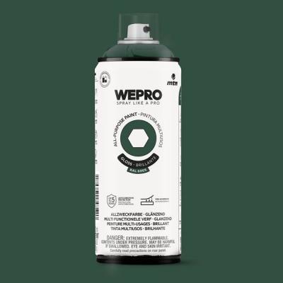 MTN WEPRO SPUITBUS ALKYD HG RAL 6005 400ML.