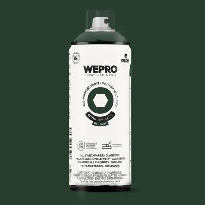 MTN WEPRO SPUITBUS ALKYD HG RAL 6009 400ML.