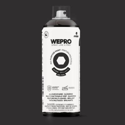 MTN WEPRO SPUITBUS ALKYD HG RAL 7016 400ML.
