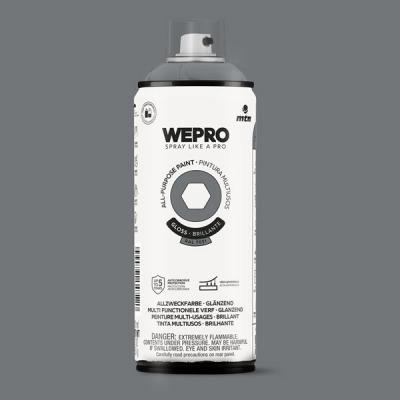 MTN WEPRO SPUITBUS ALKYD HG RAL 7031 400ML.