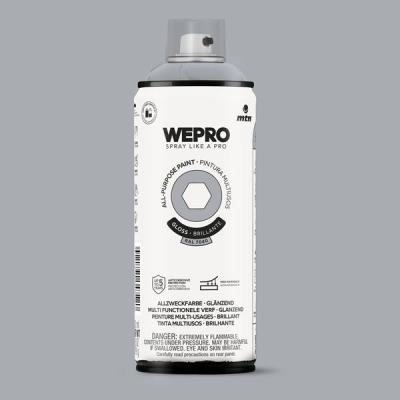 MTN WEPRO SPUITBUS ALKYD HG RAL 7040 400ML.