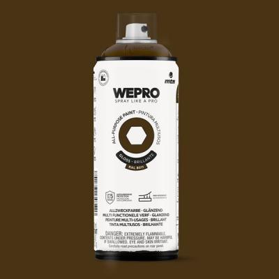 MTN WEPRO SPUITBUS ALKYD HG RAL 8011 400ML.