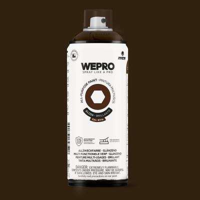 MTN WEPRO SPUITBUS ALKYD HG RAL 8016 400ML.