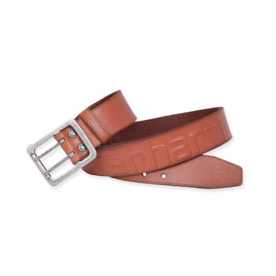 CARHARTT LEATHER BELT BROWN W34