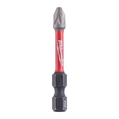 MILWAUKEE SHOCKWAVE BITS PZ2 50MM 1ST.