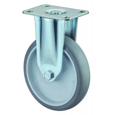 WIEL VAST GUMMI BL.GR. 80MM. 80KG.