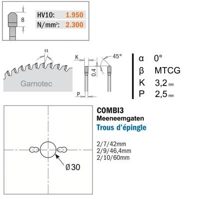 CMT ZAAGBLAD TRESPA D=250 AS=30 Z=72 0º