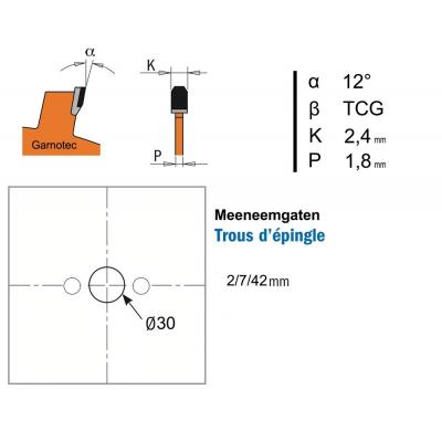 CMT ZAAGBLAD CEMENTVEZEL D=190 AS=30 Z12