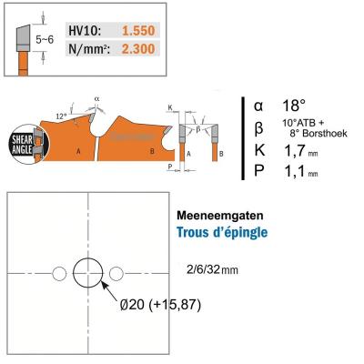 CMT ZAAGBLAD EXTRA DUN D=165 AS=20 Z=24