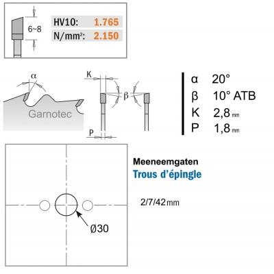 CMT ZAAGBLAD D=210 AS=30 Z=24 20º