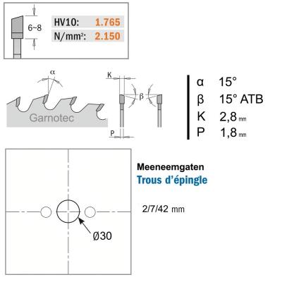 CMT ZAAGBLAD LANGS&KOPS D=210 AS=30 Z=36