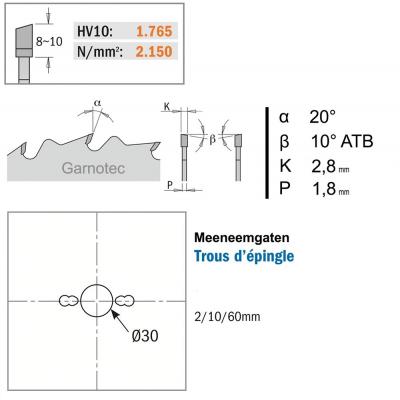 CMT ZAAGBLAD D=305 AS=30 Z=28 20º