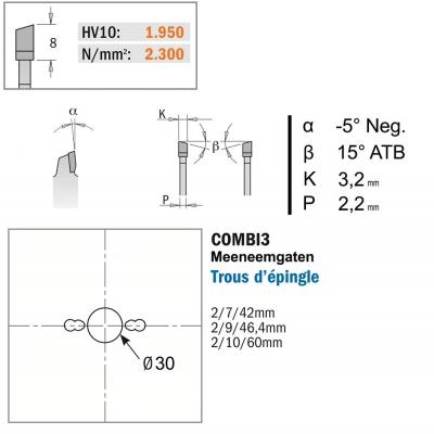 CMT ZAAGBLAD KOPS D=305 AS=30 Z=72 -5º