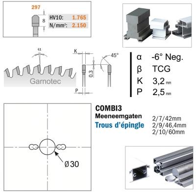 CMT ZAAGBLAD ALU&TRESPA D=250 AS=30 Z=80