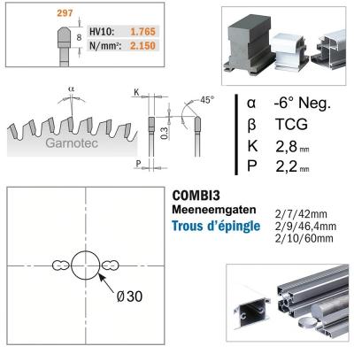 CMT ZAAGBLAD ALU&TRESPA D=260 AS=30 Z=80