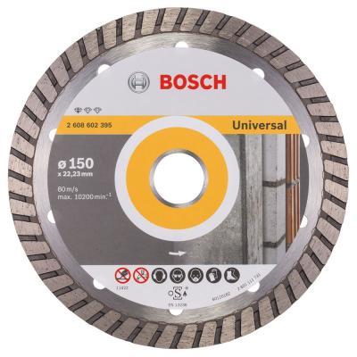BOSCH Disque à tronçonner diamant PRO Multi Material Turbo, 150 x 22,23 x 10 mm