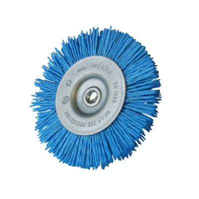 BROSSE CIRCULAIRE D100X10MM BLEU NYLON I