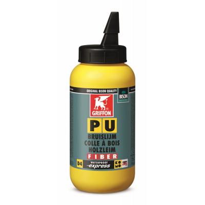 GRIFFON PU HOUTLIJM FIBER TRANSP. 750GR.