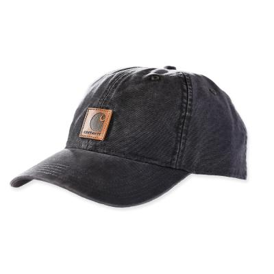 CARHARTT CANVAS CAP BLACK