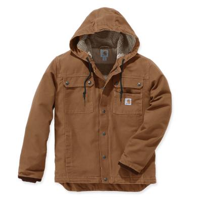 CARHARTT WASHED DUCK JACK BROWN M
