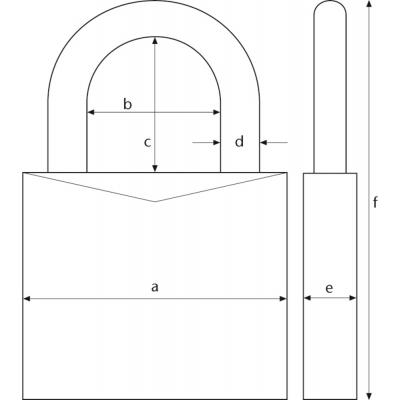ABUS Cadenas 65/50HB80 KA504