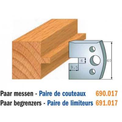 CMT SET PROFIELMESSEN 40MM NR.17