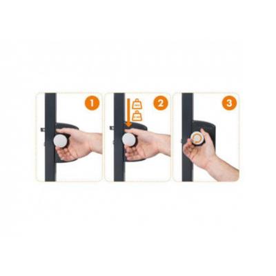 LOCINOX ALU KRUKPAAR KINDVEILIG KIDLOC