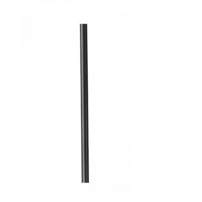 POTEAUX ROND 60MM 2.4M NOIR SANS CAPUCHON