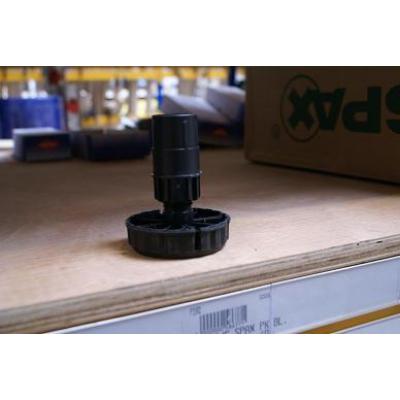 MEUBELPOOT 80MM VOLPATO ZWART