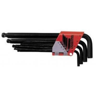 INBUSSLEUTELSET BALLPOINT 9-DLG 5/64-3/8