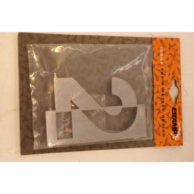 HUISNUMMER INOX 125MM. 2 058987