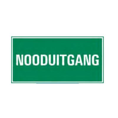PICTOGRAM 15X30CM. NOODUITGANG