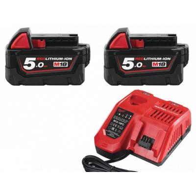 MILWAUKEE M18 NRG-502 BATTERIJSET 2X5AH