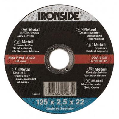 DISQUE TRONCONNER METAL 125X2,5X22MM IR2