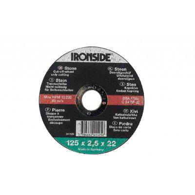DISQUE TRONCONNER PIERRE 125MMX2,5X22 IR
