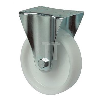 WIEL VAST NYLON WIT 80MM. 100KG.