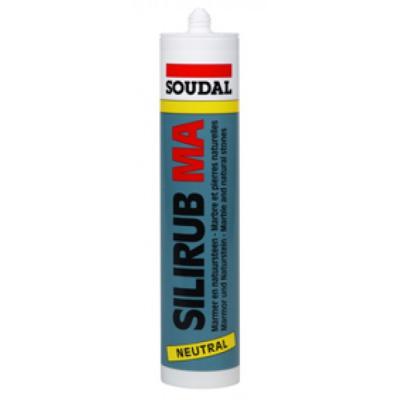 SOUDAL SILIRUB MA 310ML GRIJS