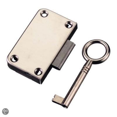 JUNIE MEUBELSLOT 25MM BRONZEN SLEUTEL